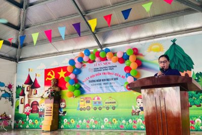 Trường Mầm non Hoành Sơn tưng bừng khai giảng năm học 2025 – 2026