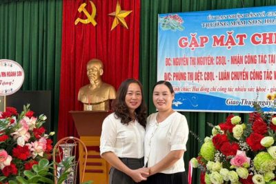 GẶP MẶT, CHIA TAY VÀ ĐÓN NHẬN CÁN BỘ QUẢN LÝ