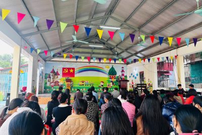 TRƯỜNG MẦM NON HOÀNH SƠN TỔ CHỨC HỌP PHỤ HUYNH HỌC SINH TOÀN TRƯỜNG NĂM HỌC 2025 – 2026