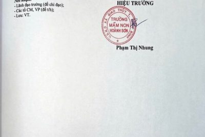 ✨ TRƯỜNG MẦM NON HOÀNH SƠN BAN HÀNH KẾ HOẠCH TỰ ĐÁNH GIÁ MỨC ĐỘ CHUYỂN ĐỔI SỐ NĂM HỌC 2025 – 2026 ✨